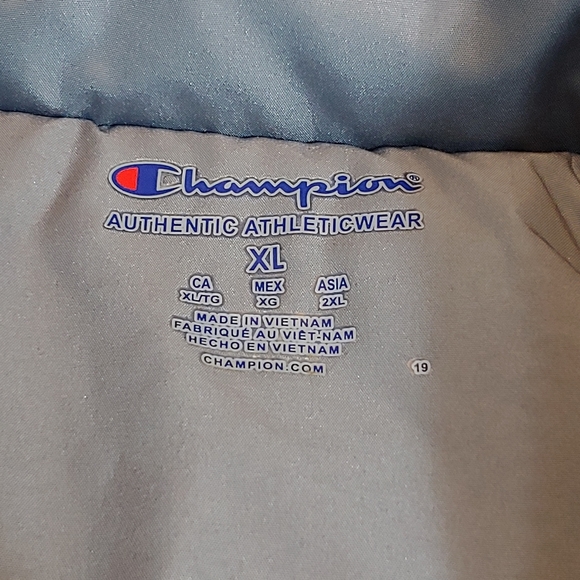 HP🙏NWT CHAMPION MEN'S WINTER BLACK STADIUM PARKA US XL - Picture 12 of 16